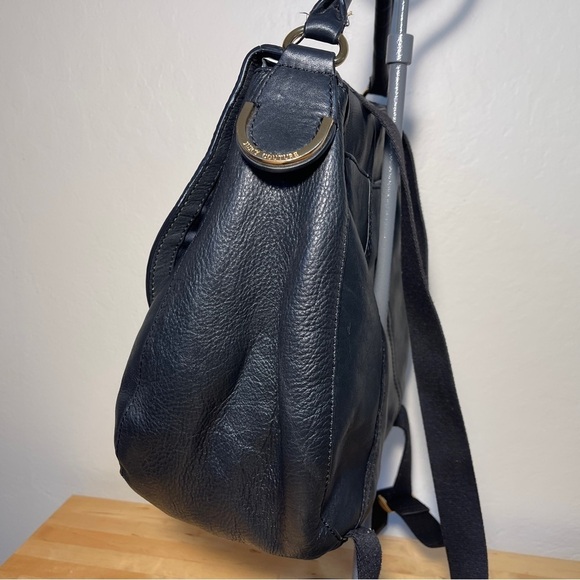 Vintage Y2K Juicy Couture Black Leather Convertible Backpack Shoulder Bag main image 11